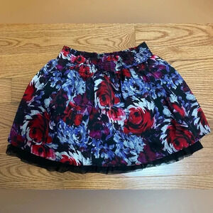 Candie’s Floral Mini Skirt Size Large in Juniors